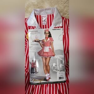 New, Never Worn "Diner Doll" Dreamgirl M Halloween costume Age 14+